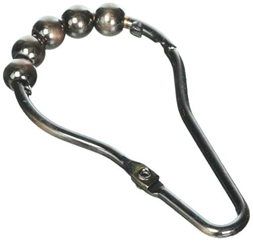 Better Homes and Gardens Roller Metal Shower Curtain Hooks Collection