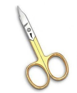 Princess Care Fine Tip Arrow Point Curved Tip Nail Scissors HG - 420 Stainless Steel