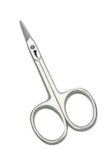 Princess Care Solo SS Straight Tip Arrow Point Cuticle Scissors, 0.8 Ounce