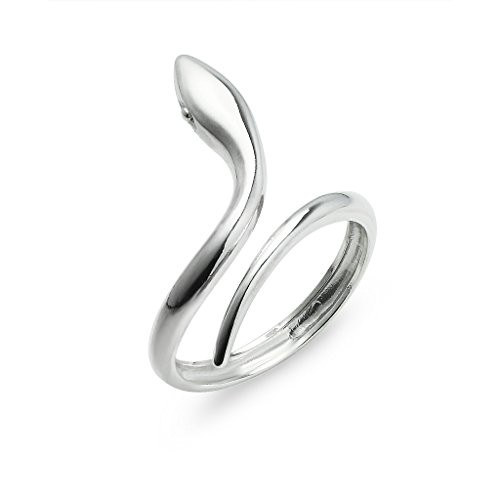 Silverline Jewelry 925 Sterling Silver Toe Ring Snake Wrap Adjustable Open Toe Ring