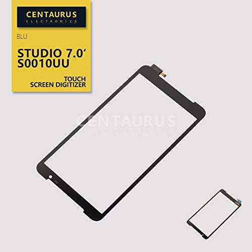 CENTAURUS Replacement for BLU Studio 70 LTE S0010UU Touch Screen Digitizer Part  Black NO LCD