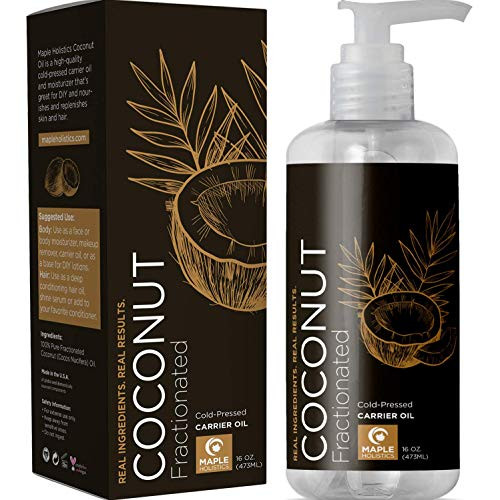 Pure Coconut Oil for Hair Treatment   Anti Aging Coconut Oil for Skin Care Body Oil and Cuticle Oil for Nail Care   Fractionated Coconut Oil Hair Moisturizer and Aromatherapy Hair Oil for Hair Growth
