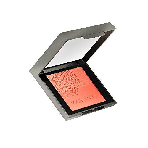 VASANTI Blush Duo  Life is a Peach   Golden Peach Flush    Paraben Free Natural Powder Cheek Makeup Blush