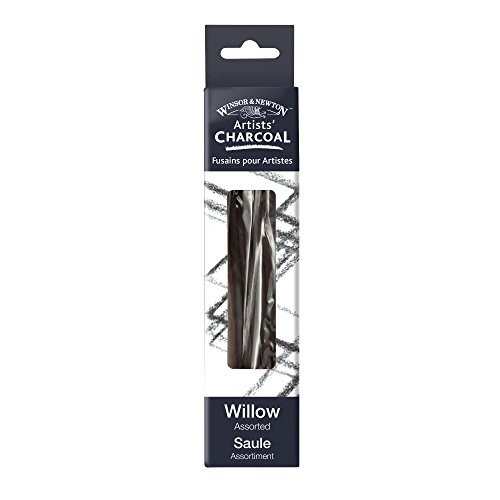 Reeves Winsor & Newton Artist Willow Charcoal Sticks 12/Pkg-Assorted