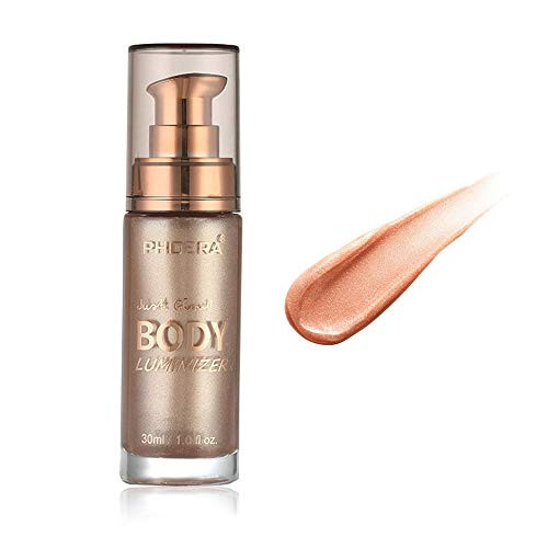 Liquid Illuminator Firstfly Body Highlighter Makeup Smooth Shimmer Glow Liquid Foundation for Face   Body   01 Rose Gold Liquid Illuminator Firstfly Body Highlighter Makeup Smooth Shimmer Glow Liquid Foundation for Face   Body   01 Rose Gold