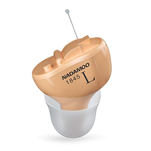 NADAMOO Hearing Amplifier for Seniors and Adult 4 Channels Digital Noise Reduced Feedback Cancellation 3 Program Hearing Enhancement Hearing Aid in The Ear Sound Assist Amplifier   Left Ear
