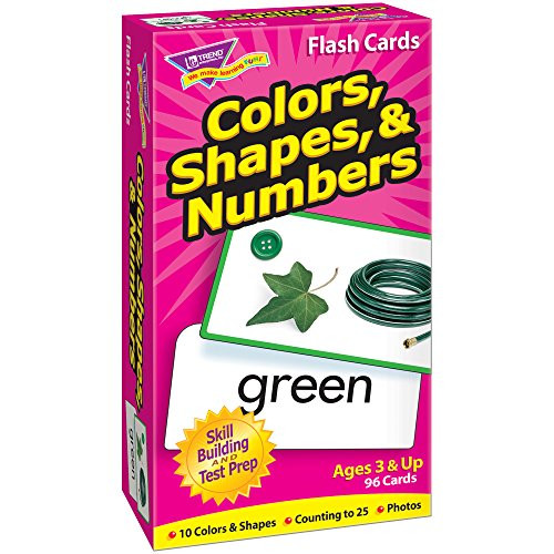 Colors, Shapes, and Numbers Skill Drill Flash Cards