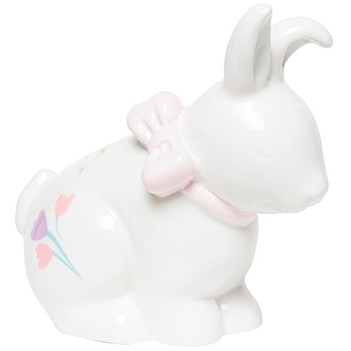 C.R. Gibson Porcelain Bunny LED Night Light for Newborns, Babies, and Nurseries, 5.5" x 4.5" x 2.75"