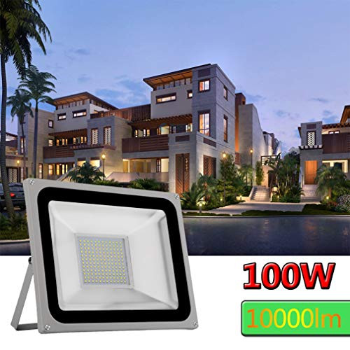 Younar 100W Outdoor LED Flood Light10000lm Super Bright Security Lights 6000k Daylight White IP65 Waterproof Outdoor Landscape Floodlight for Lawn Playground Yard Garden Garage Younar 100W Outdoor LED Flood Light10000lm Super Bright Security Lights 6000k Daylight White IP65 Waterproof Outdoor Landscape Floodlight for Lawn Playground Yard Garden Garage