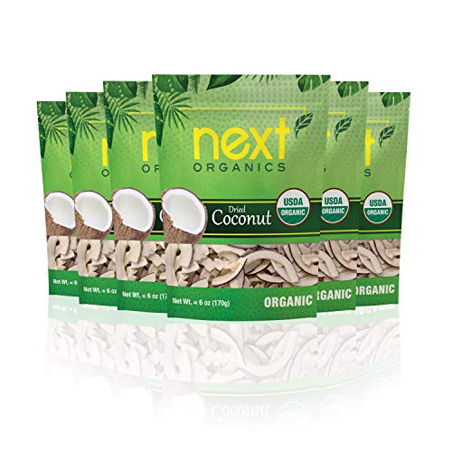 Next Organics Dried Coconut 6 oz Bag  Pack of 6