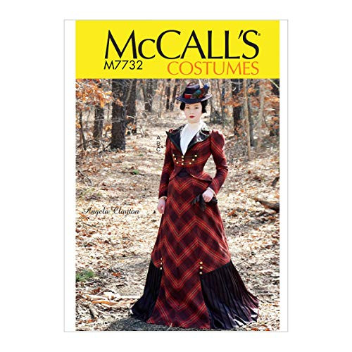 McCall's Patterns M7732AAX Victorian Dress Costume Sewing Pattern for Women by Angela Clayton Sizes 4-10