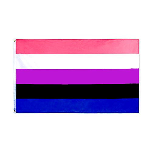 FLAGLINK Genderfluid Flag  3x5 Fts  Gender Fluid Pride Banner