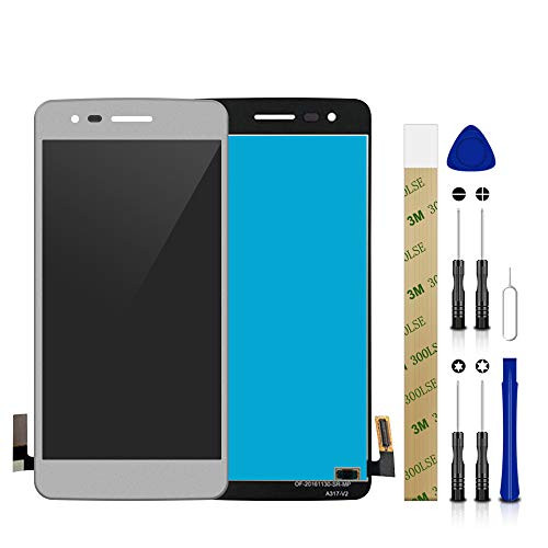 for T Mobile LG Aristo M210 M210N LCD Screen Display Assembly Touch Screen Digitizer Panel Glass Replacement Tool  Silver Without Frame