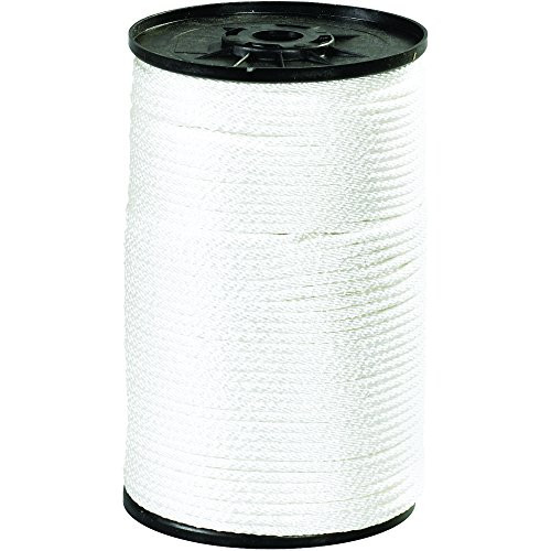 Tape Logic TLTWR116 Solid Braided Nylon Rope 1 8  320 lb White 500