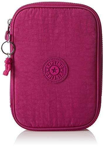 Kipling 100 Pens Case Bright Pink