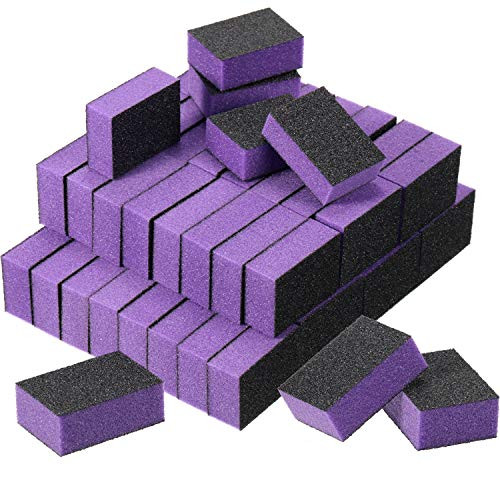 100 Pieces Nail Buffer Sanding Block Nail Buffer Block Buffing Sanding Nail File Nail Polisher Buffing File for Nail Art Manicure Tool 35 x 25 x 125 cm