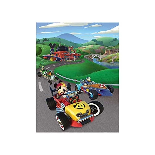 FATHEAD Mickey and The Roadster Racers  Mural Giant Officially Licensed Disney Removable Graphic Wall Decal