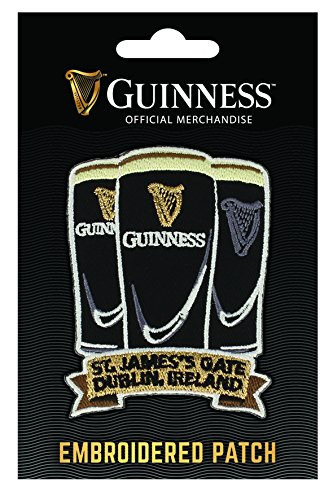 Guinness Embroidered Sew on Patch - 3 Pints