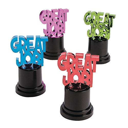 GREAT JOB AWARD TROPHIES  1 DOZEN    BULK