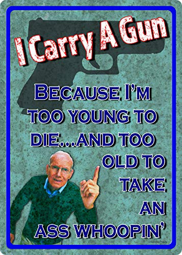 River s Edge Products Too Young to Die Tin Sign