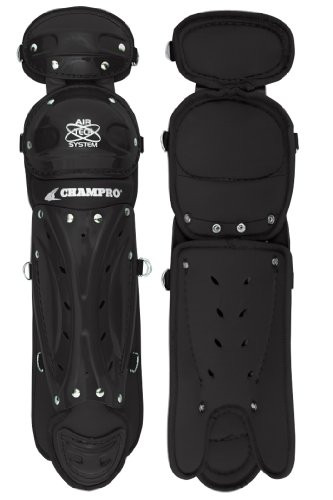 Champro Little League 2 Knee Leg Guard  Black 135 Inch