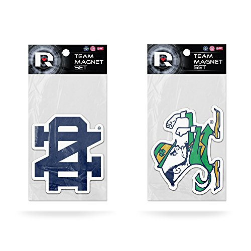 Rico Industries SLM200301 NCAA Notre Dame Fighting Irish 2 Pack Magnet Set