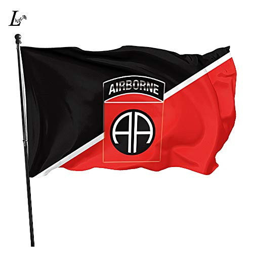 LNIUB Large Flag United States Army 82nd Airborne Division Flag 3x5ft Banner Outdoor Garden Decoration