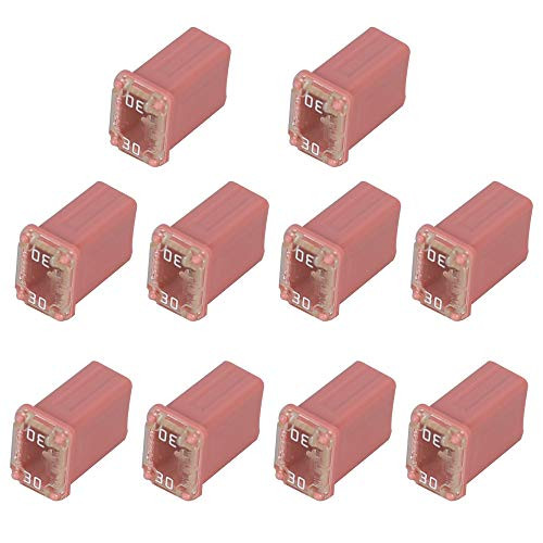 608830 30 Amp Mcase Cartridge Fuses   10 Flosser Micro FMM Mcase Fuse