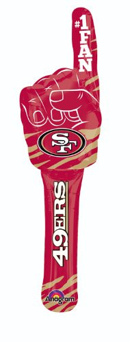 Anagram International 30  49ERS SPIRIT STICK CI PKG Multicolor
