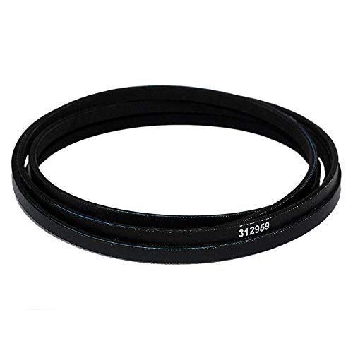 312959 Dryer Drum Belt Replacement Exact Fit for Whirlpool Maytag Jenn Air Dryers   Replaces 314774 ER312959 WPY312959VP