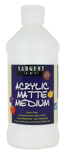 Sargent Art 22-8815 16-Ounce Acrylic Matte Medium