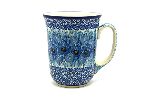 Polish Pottery Mug   16 oz Bistro   Unikat Signature U3639