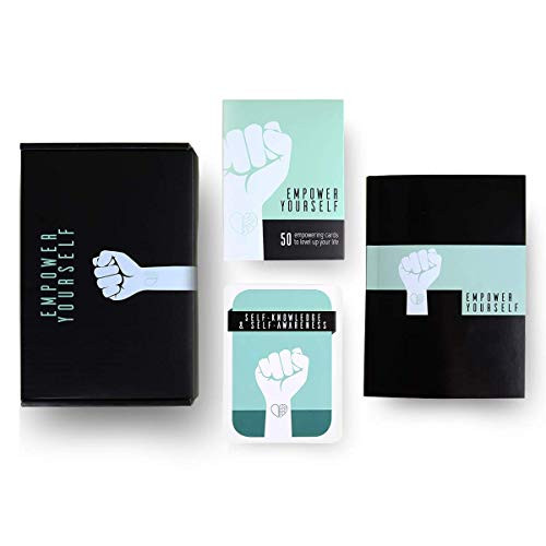 Empower Yourself  50 Mindfulness Question Cards and a Guided Daily Journal   for Therapy Card Games Journaling Self Help Self Care or Inspirational Meditation Gifts