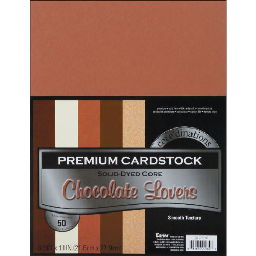 Core'Dinations Value Pack Smooth Cardstock 8.5"X11" 50/Pkg-Chocolate Lovers