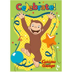 Curious George Invitations 8 count Birthday Party Supplies
