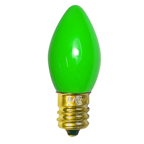 Brite Star 4 Pack Green C7 Replacement Bulbs