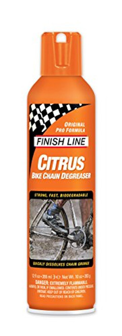 Finish Line Citrus Degreaser Bicycle Degreaser 12 Ounce Aerosol Spray Finish Line Citrus Degreaser Bicycle Degreaser 12 Ounce Aerosol Spray