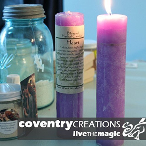 Blessed Herbal   Heart Candle