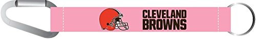 NFL Cleveland Browns Carabiner Lanyard Keychain Pink NFL Cleveland Browns Carabiner Lanyard Keychain Pink