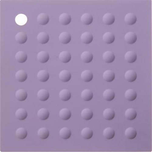 Lamson HotSpot Pot Holder 7  x 7  Lilac Silicone