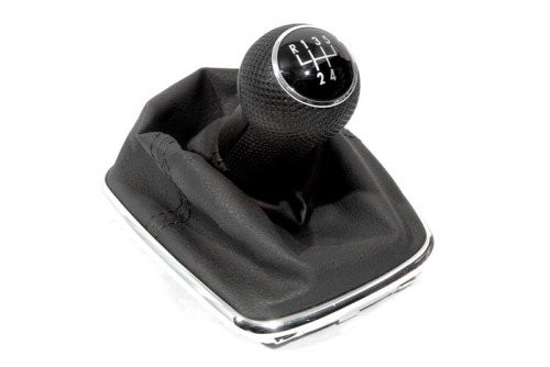 AONED Shifter Gear Shift Knob Gaitor Gaiters Boot for Vw Volkswagen Mk4 Golf GTI R32 Jetta Bora 5 Speed