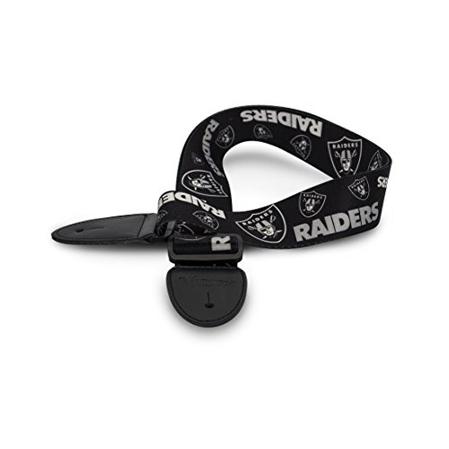 Woodrow Guitar by The Sports Vault NFL Oakland Raiders Guitar Strap Woodrow Guitar by The Sports Vault NFL Oakland Raiders Guitar Strap