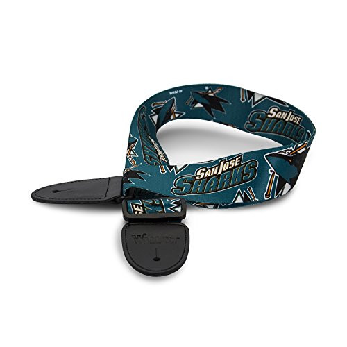 Woodrow Guitar by The Sports Vault NHL San Jose Sharks Guitar Strap