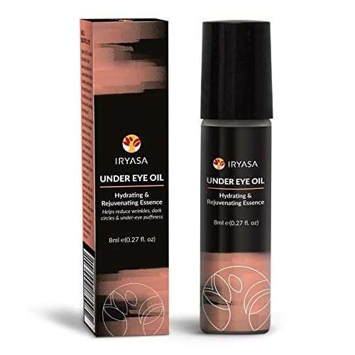 Iryasa Under Eye Oil   Dark Circles Under Eye Treatment   Natural Anti Aging Serum for Under Eye Bags Treatment Puffy Eyes Treatment Eye Lifting and Firming   Eye Serum for Men   Women   027 fl oz