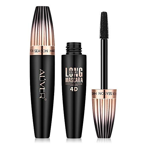 4D Silk Fiber Lash Mascara Waterproof Long Lasting Eyelash Mascara Smudge Proof Natural Thickening Lengthening Volumizing Clump Free Application Black Black mascara 4D Silk Fiber Lash Mascara Waterproof Long Lasting Eyelash Mascara Smudge Proof Natural Thickening Lengthening Volumizing Clump Free Application Black Black mascara