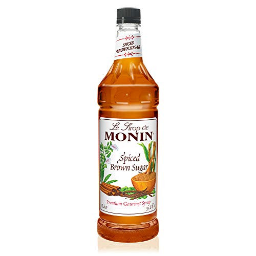Monin Spiced Brown Sugar Syrup Sweet With Hints of Cinnamon Natural Flavors Great for Coffee Desserts Ciders and Cocktails Vegan Non GMO Gluten Free 1 Liter Monin Spiced Brown Sugar Syrup Sweet With Hints of Cinnamon Natural Flavors Great for Coffee Desserts Ciders and Cocktails Vegan Non GMO Gluten Free 1 Liter