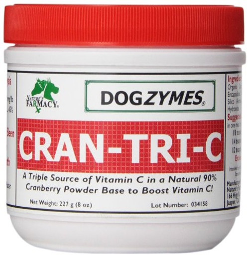 DOGZYMES Cran Tri C Health Supplement for Dogs 8 Ounce DOGZYMES Cran Tri C Health Supplement for Dogs 8 Ounce