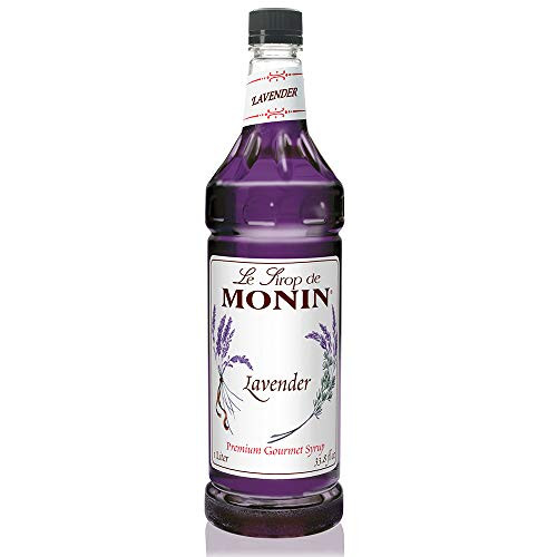 Monin   Lavender Syrup Aromatic and Floral Natural Flavors Great for Cocktails Lemonades and Sodas Vegan Non GMO Gluten Free  1 Liter