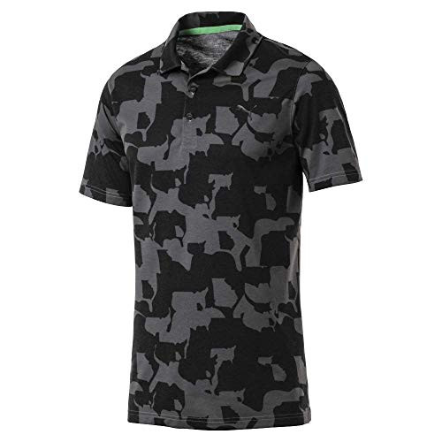 Puma Golf Men s 2019 Union Camo Polo Iron Gate Medium