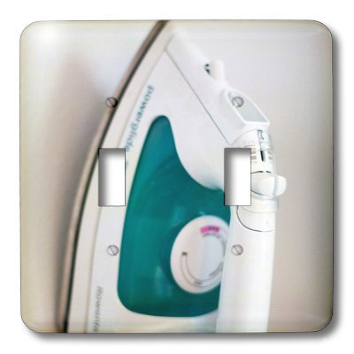 3dRose lsp 79603 2 A Steam Iron Standing On A Shelf Double Toggle Switch